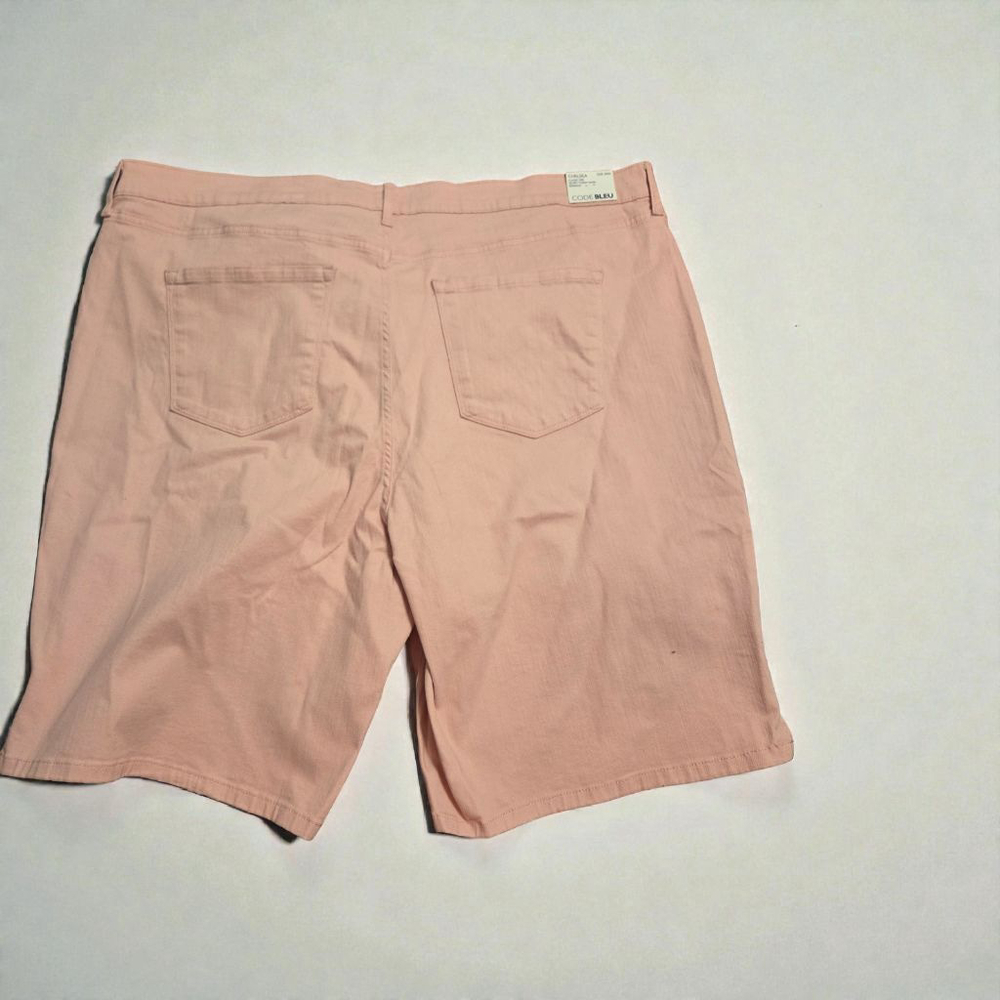 CODE BLEU Pink Chelsea Classic Rise Bermuda Shorts 24W - Picture 3 of 7